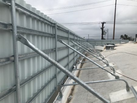 Cascade's Equipment Screen on a Barrel Roof in Santa Ana, California